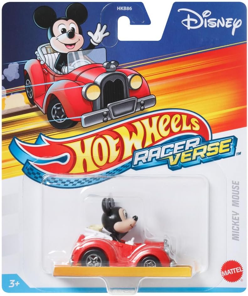 Hot Wheels RacerVerse Die-Cast - Disney Mickey Mouse Toy Race Car