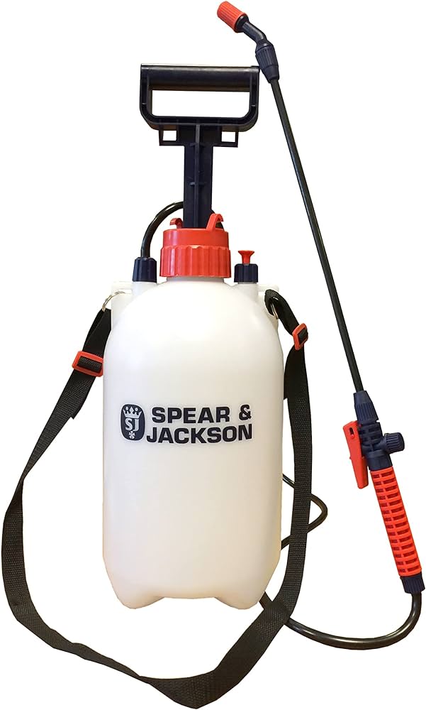 Pump Sprayer Garden Action Pressure Plant Spray Bottle 5L by Spear And Jackson