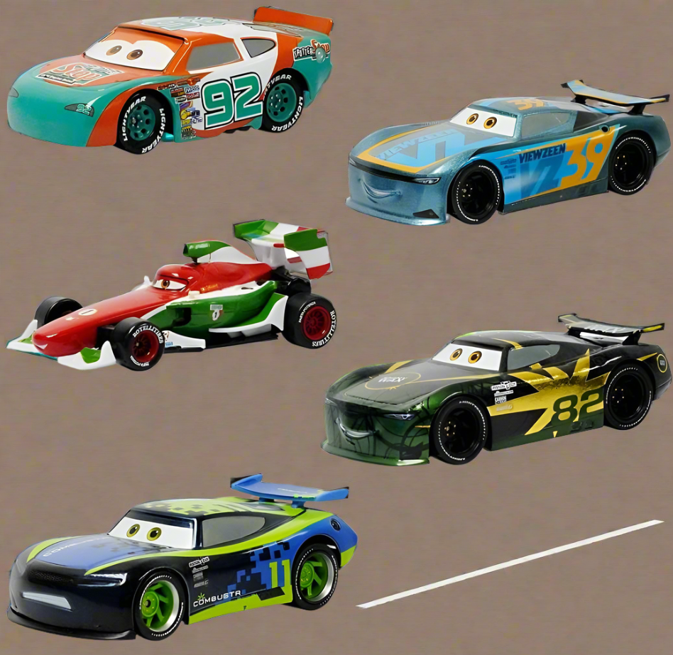 Disney Pixar Cars Pullback Die-Cast Set 5 Cars