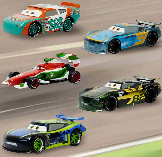 Disney Pixar Cars Pullback Die-Cast Set 5 Cars