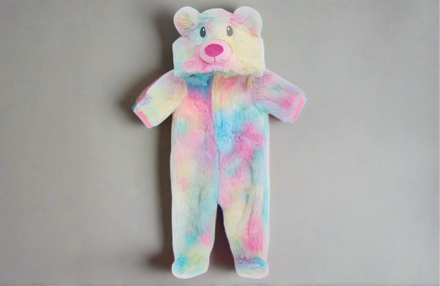 Tiny Treasures Rainbow Teddy All-In-One Outfit for baby dolls