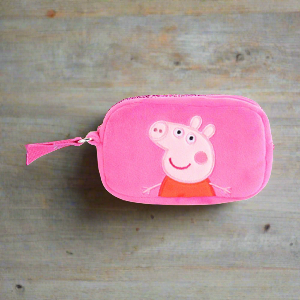 Soft Plush Toy Wallet Pouch for Kids- Peppa Pig