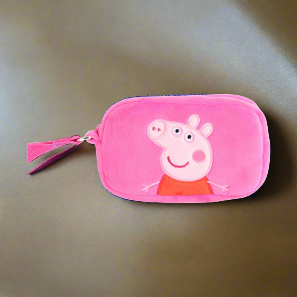 Soft Plush Toy Wallet Pouch for Kids- Peppa Pig