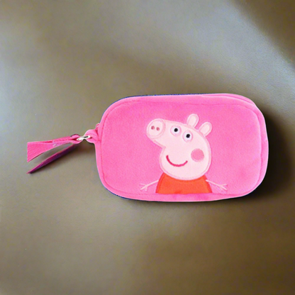 Soft Plush Toy Wallet Pouch for Kids- Peppa Pig