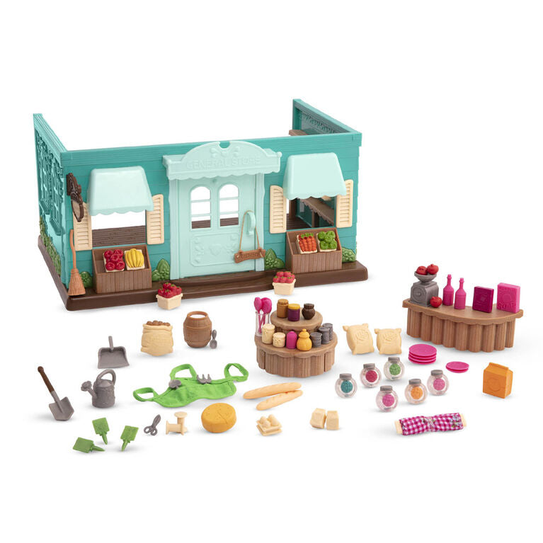 Li'l Woodzeez  Playset Honeysuckle Hollow General Store Playset