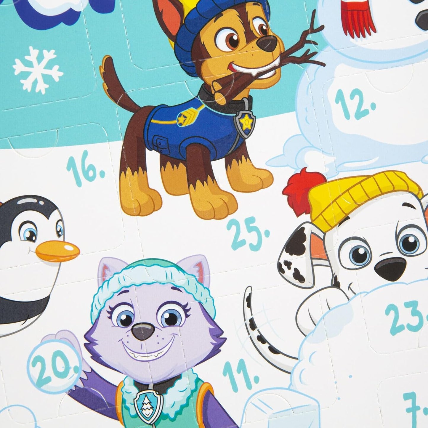 Paw Patrol Advent Calendar 25 Days Of Bath Fizz Bubbly Christmas Countdown Calendar