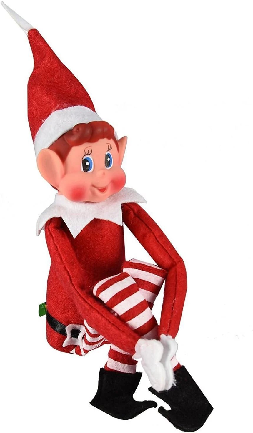 Christmas Naughty  Elf Vinyl Faced Elves Behaving Badly Doll