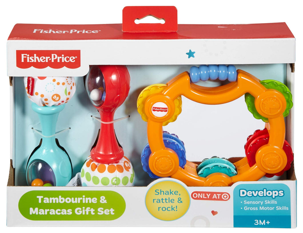 Fisher Price Tambourine and Maracas Gift Set