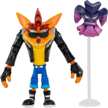 Load image into Gallery viewer, Crash Bandicoot 11cm Biker Crash with Akano Mask Collectable Figure