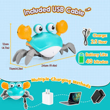 Load image into Gallery viewer, Crawling Crab Musical Toy Baby Toys 0-6 Months