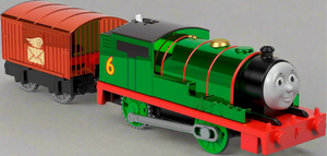 Thomas & Friends TrackMaster Celebration Percy Metallic Motorized Engine