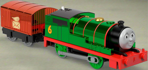 Thomas & Friends TrackMaster Celebration Percy Metallic Motorized Engine