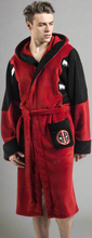 Load image into Gallery viewer, Deadpool  Marvel Fleece Adult Dressing Gown Bathrobe Red One Size