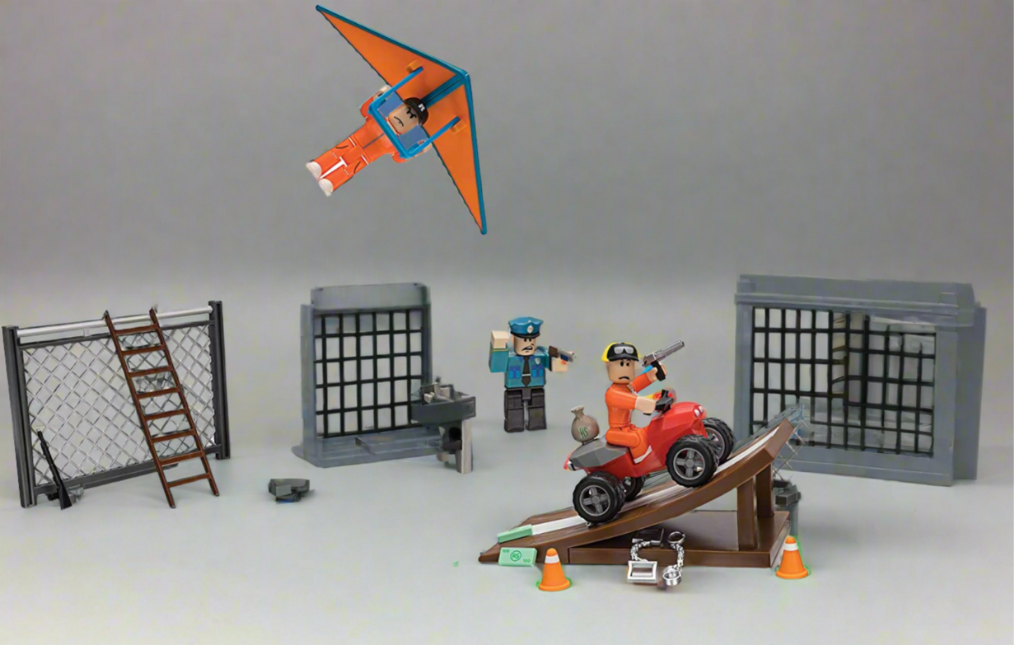 Roblox Jailbreak Great Escape Exclusive virtual Item 24 Piece Playset