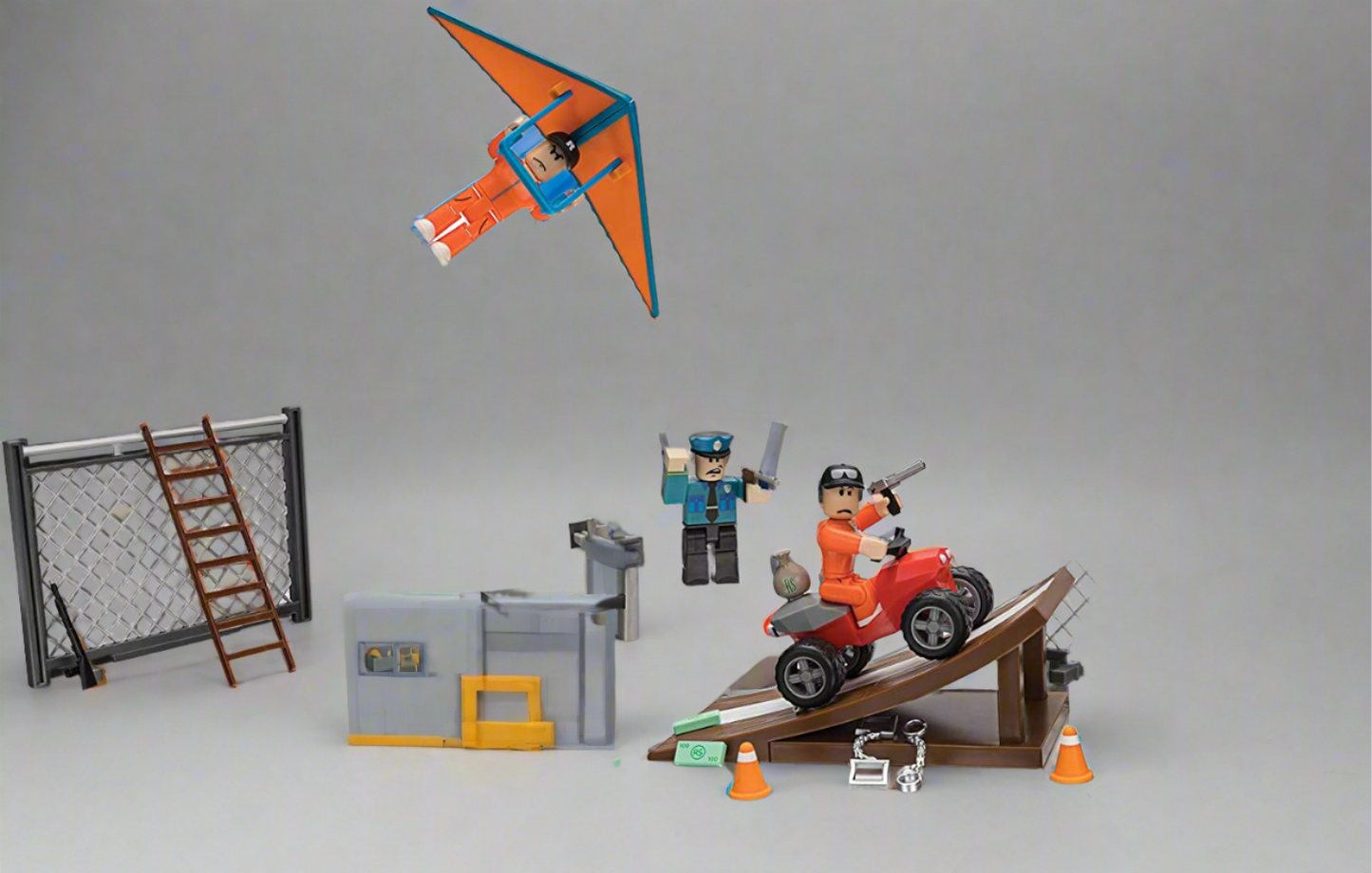 Roblox Jailbreak Great Escape Exclusive virtual Item 24 Piece Playset