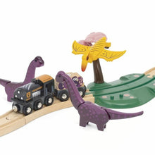 Load image into Gallery viewer, Train with Circuit Brio Aventure Dinosaure