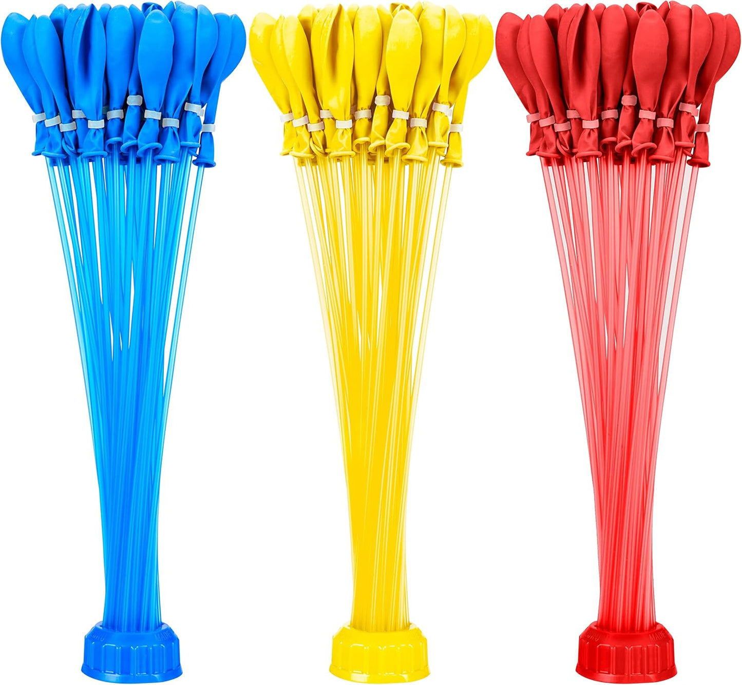 Zuru Bunch O Balloons 3 Bunches 100 Self-tying, Rapid-Fill Water Balloons 1 Pack Red Yellow Blue