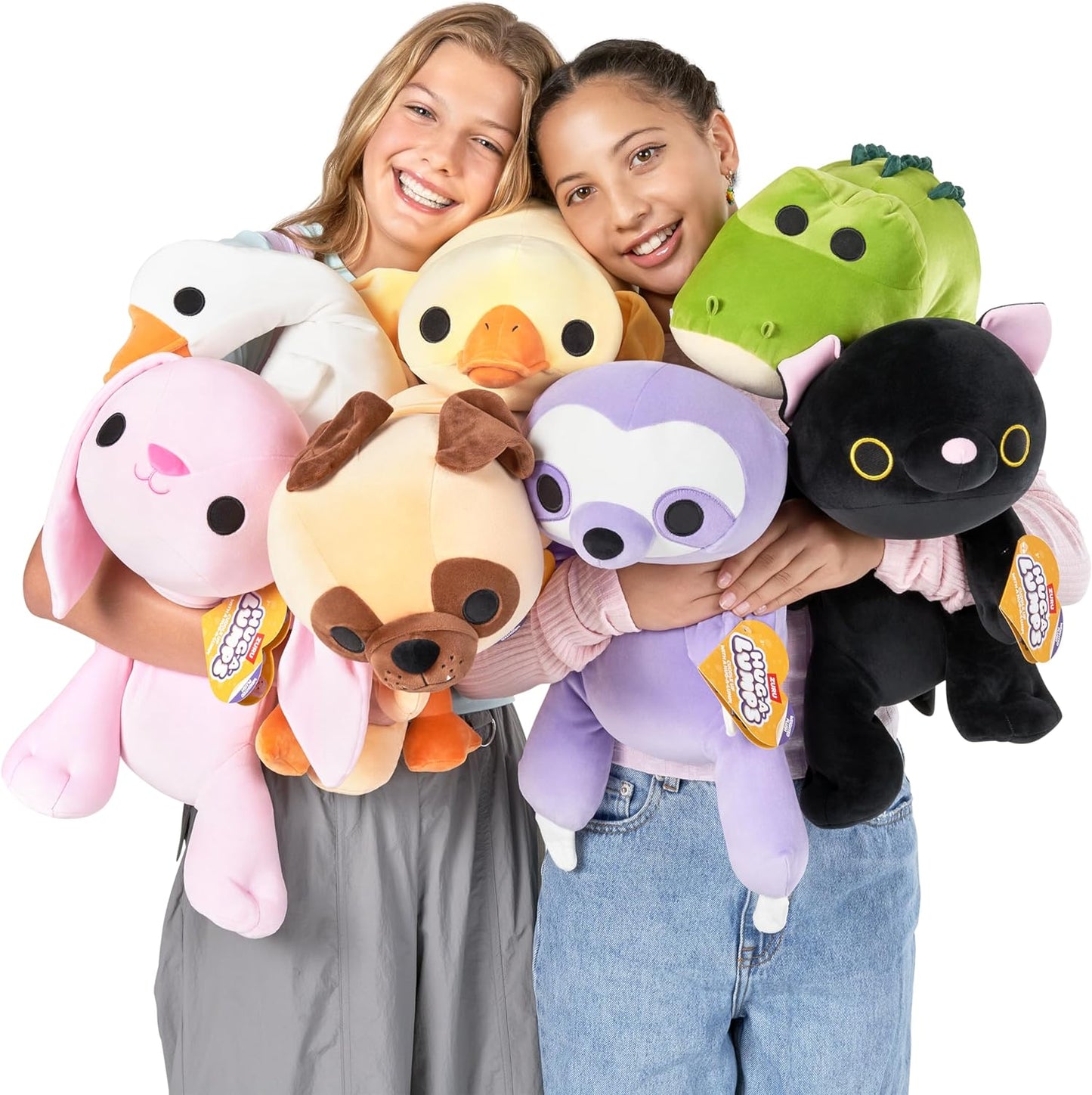 Hug-A-Lumps Luna  the Black Kitty Weighted Soft Toy by ZURU