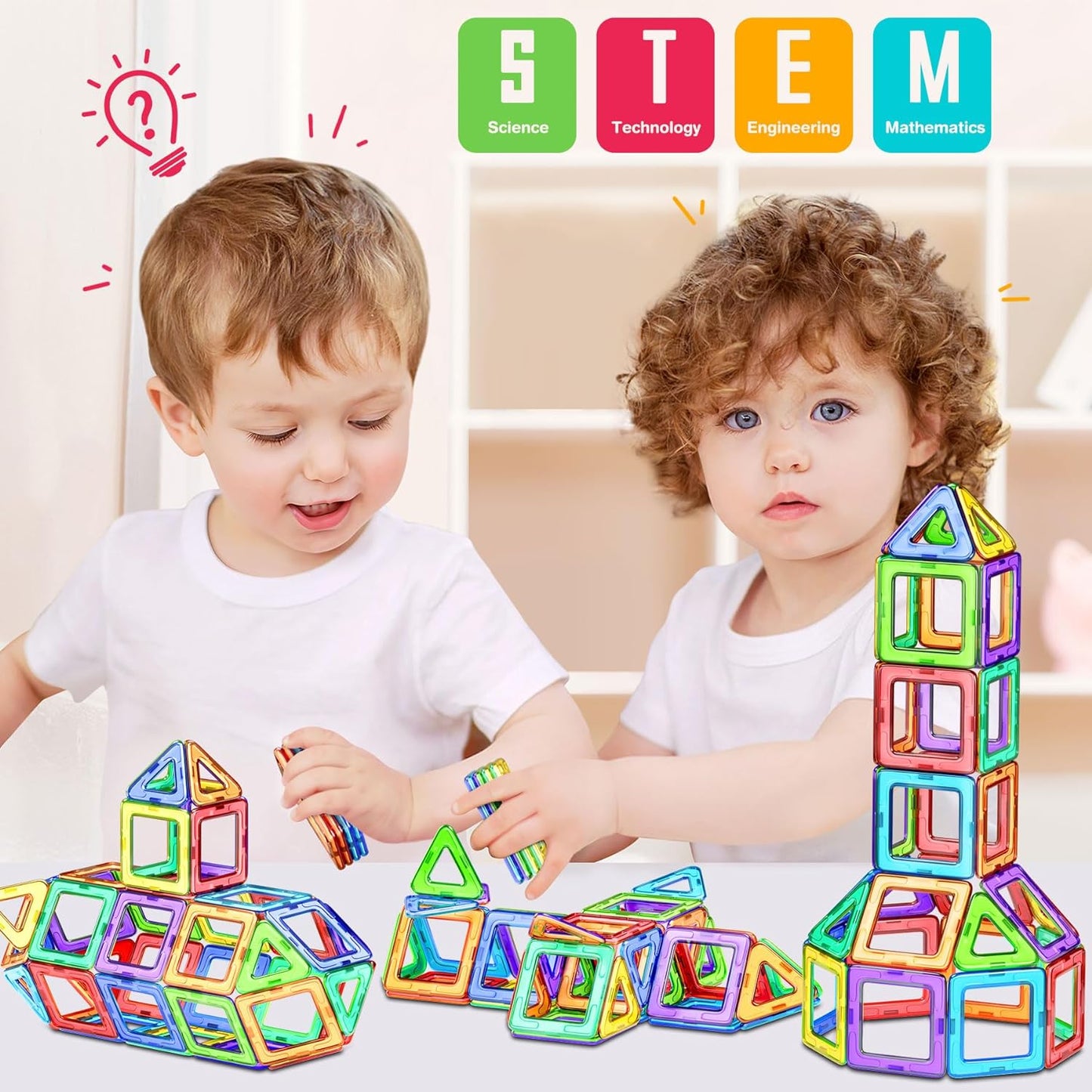 Magnetic Building Blocks Magnetic Tiles 40PCS