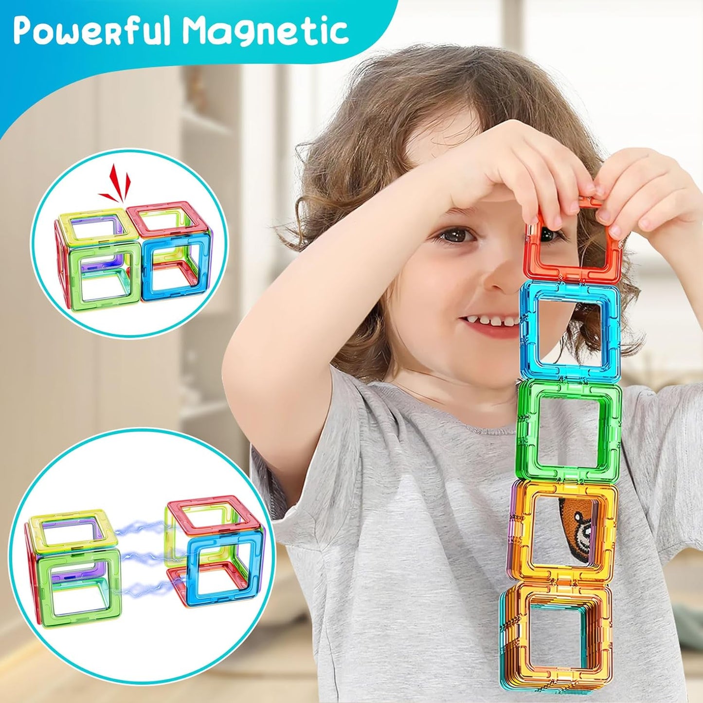 Magnetic Building Blocks Magnetic Tiles 40PCS