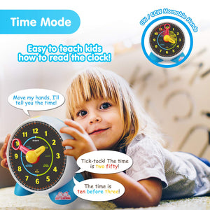 TimeTutor: Interactive Talking Clock - Teach Time with Quizzes, Music, and Sleep Mode