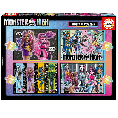 Puzzle Educa Monster High Multipuzzle
