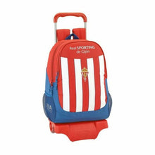Load image into Gallery viewer, School Rucksack with Wheels 905 Real Sporting de Gijón
