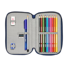 Load image into Gallery viewer, Double Pencil Case Buzz Lightyear Navy Blue (28 Pieces)