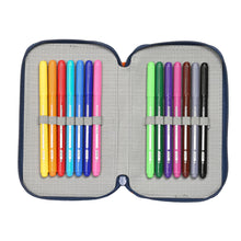 Load image into Gallery viewer, Double Pencil Case Buzz Lightyear Navy Blue (28 Pieces)