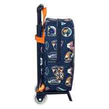 Load image into Gallery viewer, School Rucksack with Wheels Buzz Lightyear Navy Blue (22 x 27 x 10 cm)