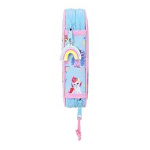 Load image into Gallery viewer, Double Pencil Case My Little Pony Wild &amp; free Blue Pink 12.5 x 19.5 x 4 cm (28 Pieces)