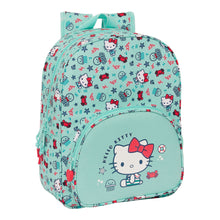 Load image into Gallery viewer, School Bag Hello Kitty Sea lovers Turquoise 26 x 34 x 11 cm