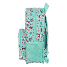 Load image into Gallery viewer, School Bag Hello Kitty Sea lovers Turquoise 26 x 34 x 11 cm