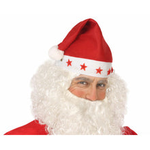 Load image into Gallery viewer, Father Christmas Hat S/ GORRO PAPA NOEL C/ESTRELLAS Y LUZ. Light Red XXL