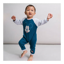 Load image into Gallery viewer, Baby&#39;s Long-sleeved Romper Suit Mickey Mouse Blue