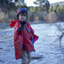 Load image into Gallery viewer, Waterproof Poncho with Hood Spider-Man Red