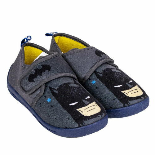 House Slippers Batman Velcro Dark grey