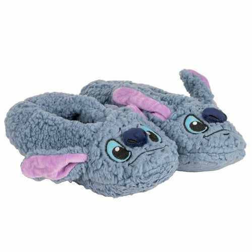 soft and comfy House Slippers Stitch Blue