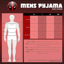 Load image into Gallery viewer, Marvel Deadpool Mens Pyjamas Set, Soft Breathable Lounge Wear Medium