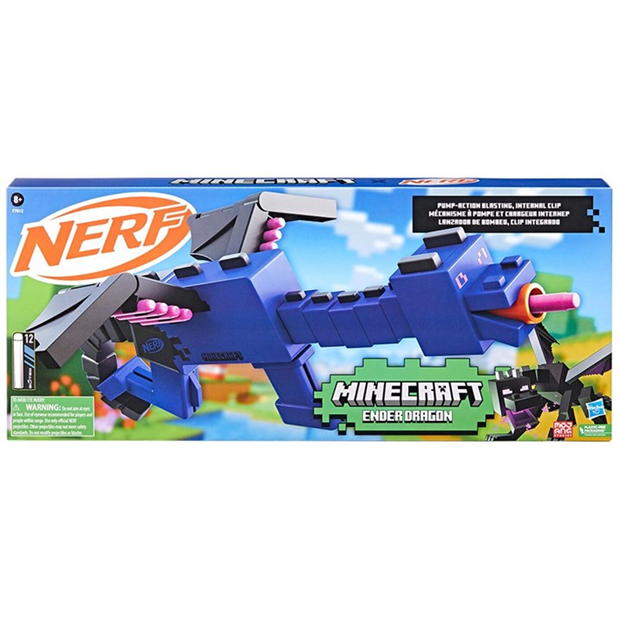 NERF Minecraft Ender Dragon Dart Blaster