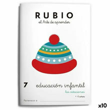 Load image into Gallery viewer, Early Childhood Education Notebook Rubio Nº7 A5 Spanish (10 Units)