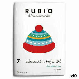 Early Childhood Education Notebook Rubio Nº7 A5 Spanish (10 Units)
