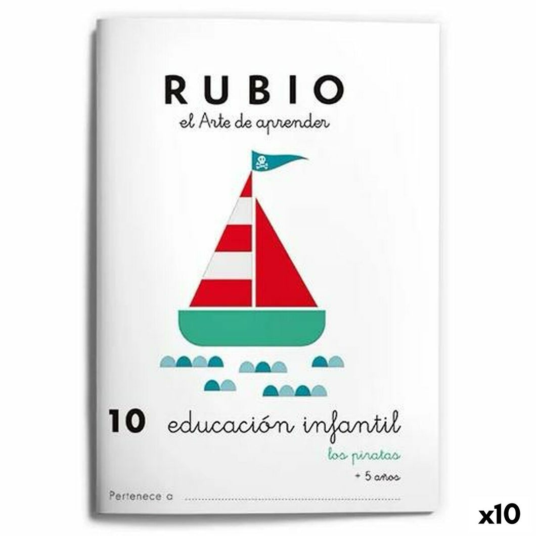 Early Childhood Education Notebook Rubio Nº10 A5 Spanish (10 Units)
