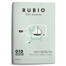 Load image into Gallery viewer, Writing and calligraphy notebook Rubio Nº10 Catalan A5 20 Sheets (10 Units)