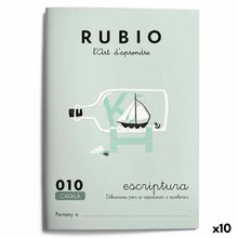 Load image into Gallery viewer, Writing and calligraphy notebook Rubio Nº10 Catalan A5 20 Sheets (10 Units)