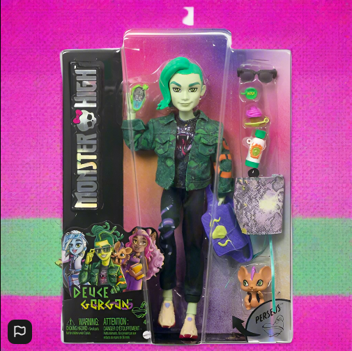 Monster High Deuce Gorgon Doll with Pet and Accessories