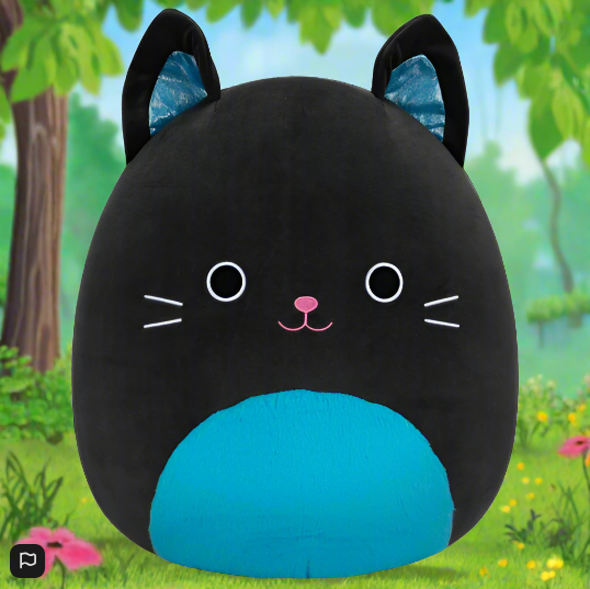 Original Squishmallows 40cm Eponine the Black Cat Plush