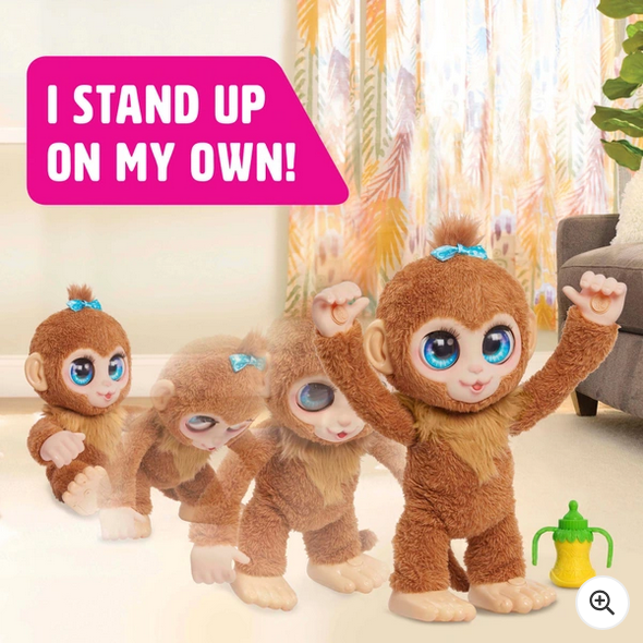 FurReal Peanut the Playful Monkey Interactive Plush