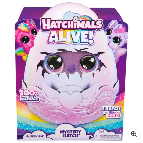 Hatchimals Alive Mystery Hatch Pufficorn Egg