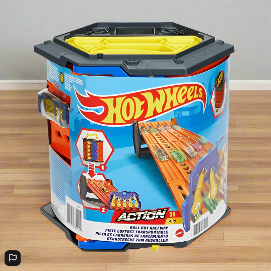 Hot Wheels Roll Out Raceway Track Set and Car